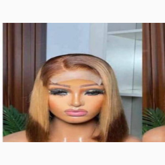 Dd Human Hair Mixed Brown and Gold Colour