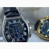 Cartier Leather Chronograph Watch