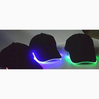LED Light Glow Club Party Sports Athletic Black Fabric