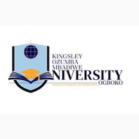 Kingsley Ozumba Mbadiwe University Obiohia Imo State 2025/2026 Admission Form is on sale
