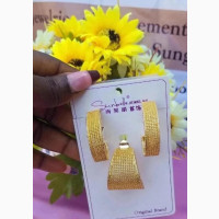Brazilian Gold Earring and Pendant