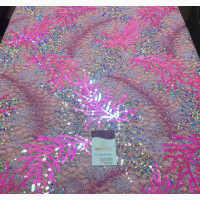Two Tone Chantilly Sequins Lace - 5 yards