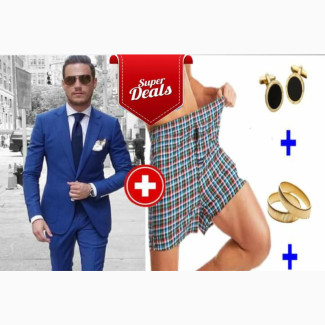 Blue Suit and Gift Item