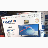 Bluetooth 4K Polystar 43 Inches Smart TV