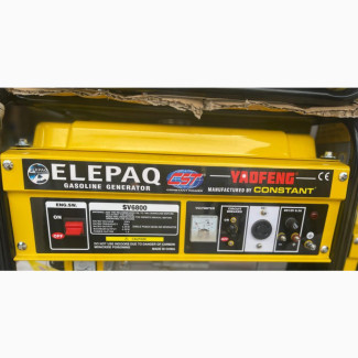 Elepaq Constant Sv6800 2.8kva Manual Generator