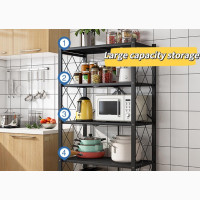 Multipurpose 5 Steps Shelf Kitchen and Book Shelf