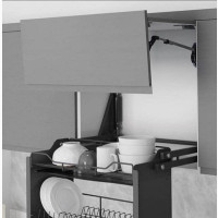 Pull Down Cabinetry Plate Rack