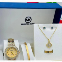 Female Watch and Jewelry Complete Gift Set