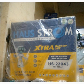 220ah 12v Haustrom Turbular Battery