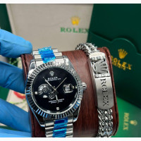 Rolex Watch With Hand Chain - Brand New
