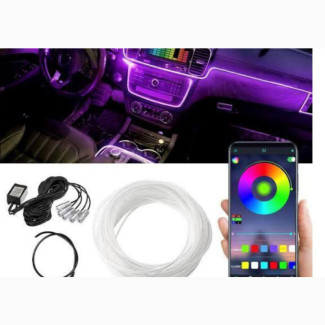 Multi Color Interior Ambient Light With Mobile App Control