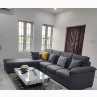 Grey L Shape Sofa Available - Home Interiors