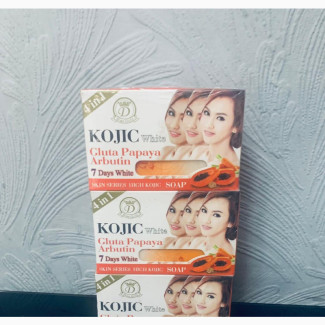 Kojic White Gluta Papaya Arbutin 7 Days Soap