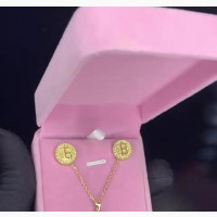 Dazzling Gleams Necklace and Earrings Set - Perfect for Festive Parties