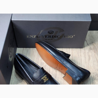Original Italian ENZO VERDICCHIO Loafers Available in Store