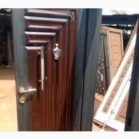 Steel Padded Door Double Plated Chocolate - Brand New