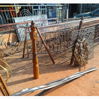 Wrought Iron Handrails and Staircase