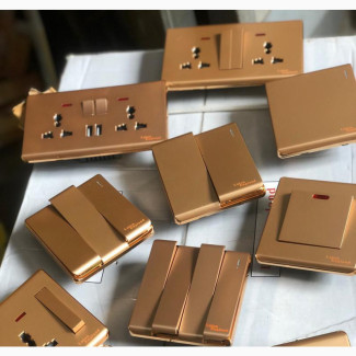 Gold )1gang.2 Gang 3gang 13s Switch And Socket
