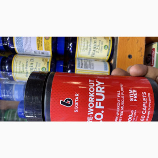 Six Star Pre-Workout N.O.Fury