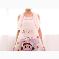 Cute Kitchen Household Adult Antifouling Apron Sleeveless