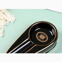 Portable Ceramic Tobacco Cigar Ashtray Holder