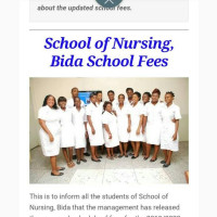 Niger State School of Nursing Bida 2025/2026 Nursing Form/Admission Form is out m
