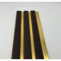 Classy Leather Fluted Panel