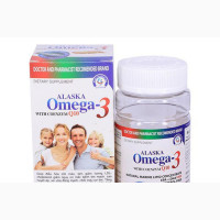 Alaska Life Omega 3 Fish Oil With Coenzyme Q10 -100 Softgels