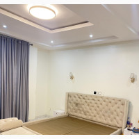 7 by 7 Bed With Ottoman