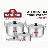 5pcs Aluminum Pot