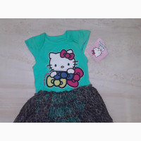 Hello Kitty Baby Girl#039;s Cockatoo- Green/Multi Tutu Bodysuit