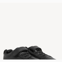 M S Kids#039; Leather Riptape School Shoes (26-33)