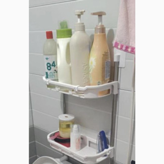 2tiers Bathroom Wall Rack