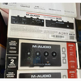 M-Audio M-Track Duo Audio Interface - Brand New