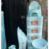 Papillon Complete Baby Bath Set with Baby Cabinet - Brand New