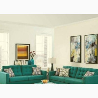 4seater Fabric Sofa +Ottoman Can Be Made in Colors