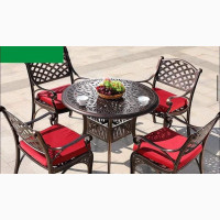 Rattan Bar Chair with Table - Brand New