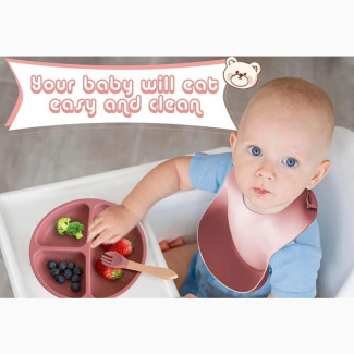 Children Silicone Table Ware Set - 8pcs