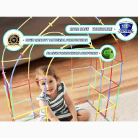 Kids Educational Building Straw-Stem