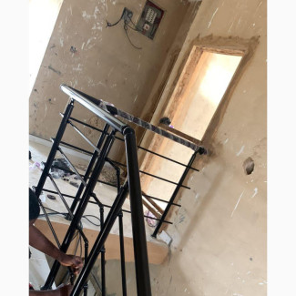 Black Aluminum Hand Railings - Brand New