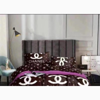 Chanel Paris Lovely Cotton Bedsheet 6*6 With 4pillowcase