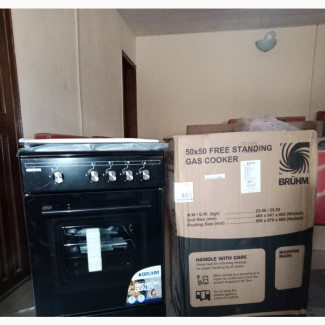 Bruhm Gas Cooker With Oven Plate - Brand New