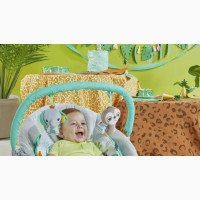 Jungle Vines Comfy Baby Bouncer With Vibrating Infant Seat