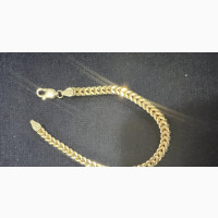 18karat Solid Gold Bracelet New Franco