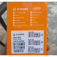 New Gionee L800 Gold
