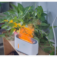 3D Flame Effect Small Ultra Fine Mist Desktop Humidifier