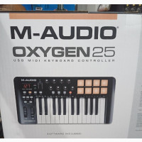 M - Audio Oxygen 25 Usb Midi Keyboard Controller