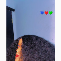 Curls T-Frontal Hair Blend Wig - 12 Length