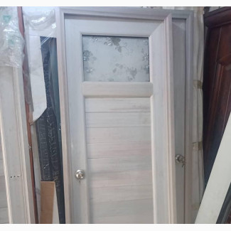PVC Bathroom Toilet Door - Brand New, White, Plastic