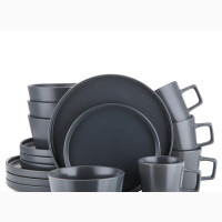 16pcs Stoneware Dinner Set - Gray
